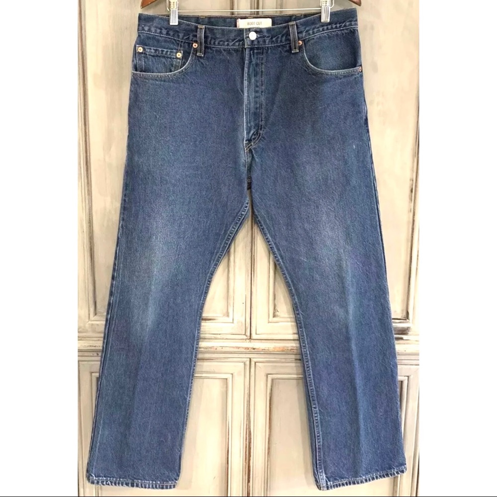 Levi's 517 Vintage Bootcut Jeans Tag Sz 38x32 Actual 34x31